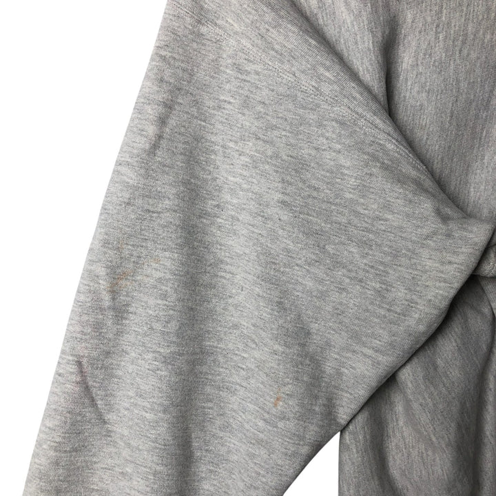 90'S Champion Reverse Weave Embroidered Tag College Sweatshirt Trainer Made in USA Men's XXL Vintage cotton gray type Vintage Second Hand