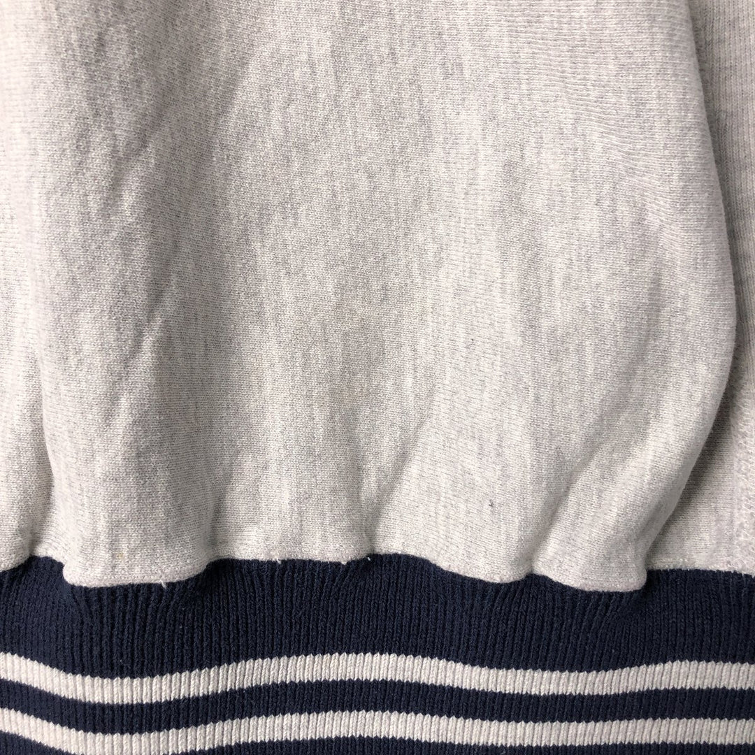90'S Champion Reverse Weave Embroidered Tag College Sweatshirt Trainer Made in USA Men's XXL Vintage cotton gray type Vintage Second Hand