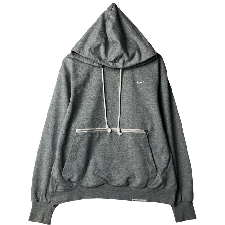 Nike Sweat Pullover Hoodie, Men's Size L cotton gray type Vintage Second Hand