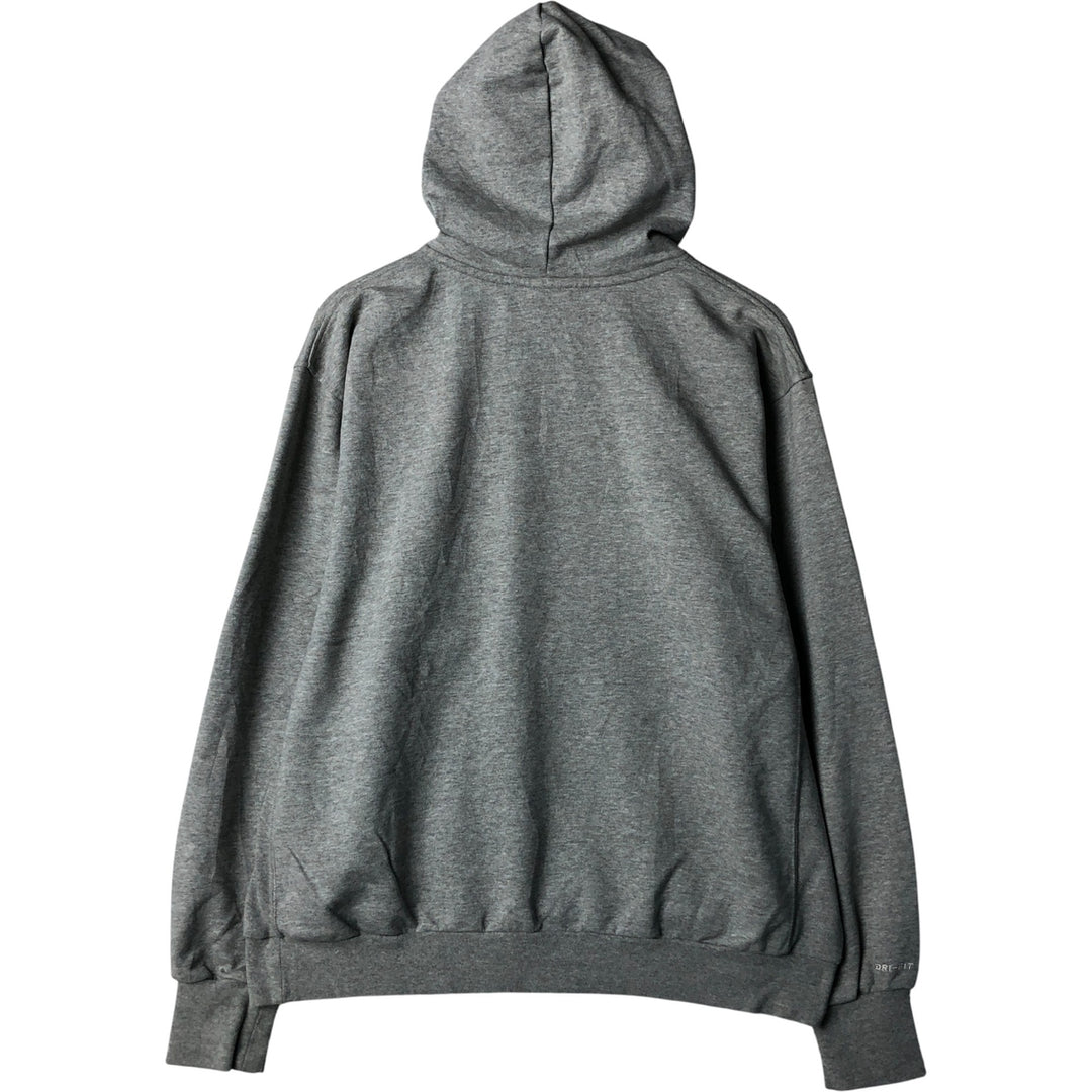 Nike Sweat Pullover Hoodie, Men's Size L cotton gray type Vintage Second Hand