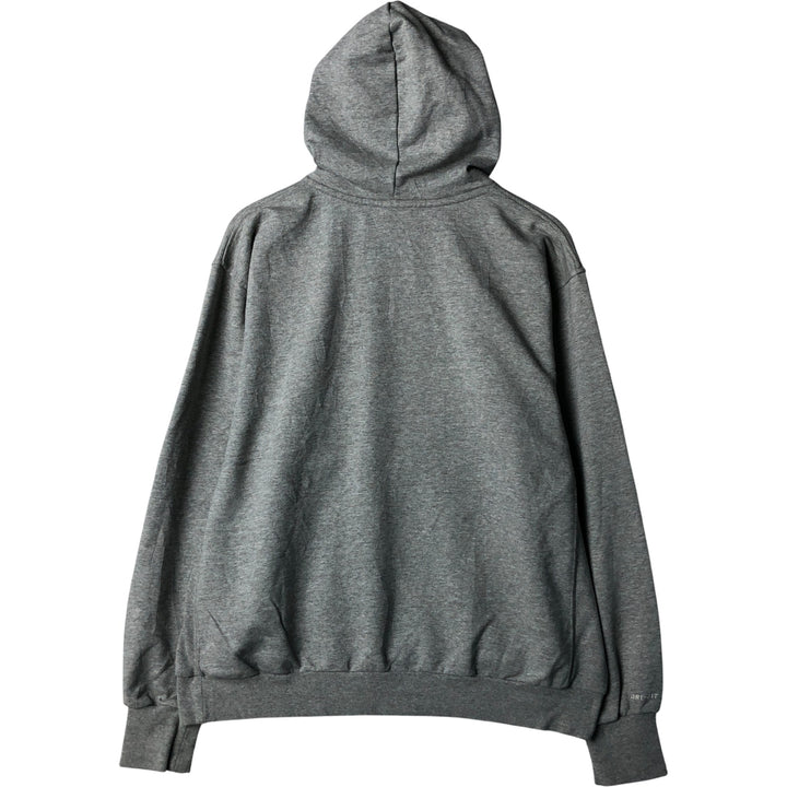 Nike Sweat Pullover Hoodie, Men's Size L cotton gray type Vintage Second Hand