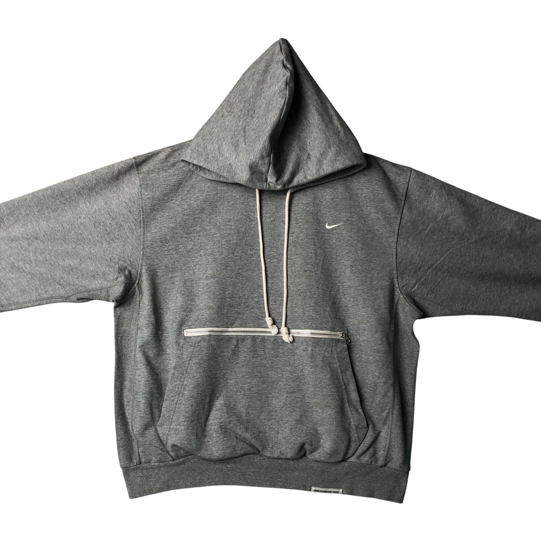 Nike Sweat Pullover Hoodie, Men's Size L cotton gray type Vintage Second Hand