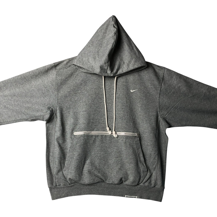 Nike Sweat Pullover Hoodie, Men's Size L cotton gray type Vintage Second Hand