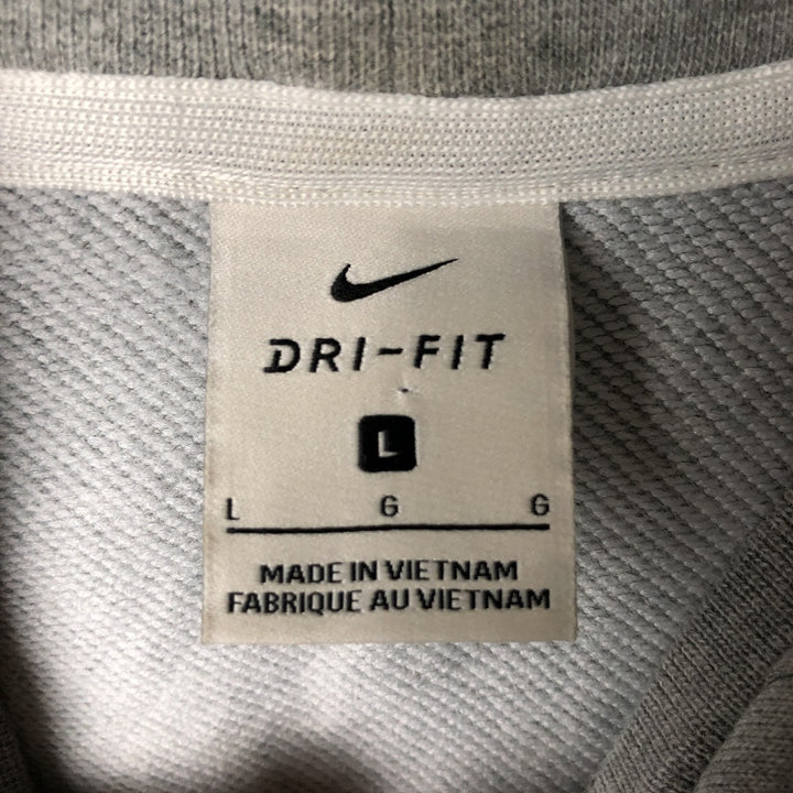 Nike Sweat Pullover Hoodie, Men's Size L cotton gray type Vintage Second Hand
