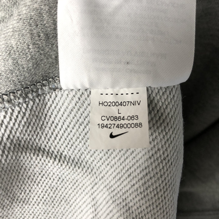 Nike Sweat Pullover Hoodie, Men's Size L cotton gray type Vintage Second Hand