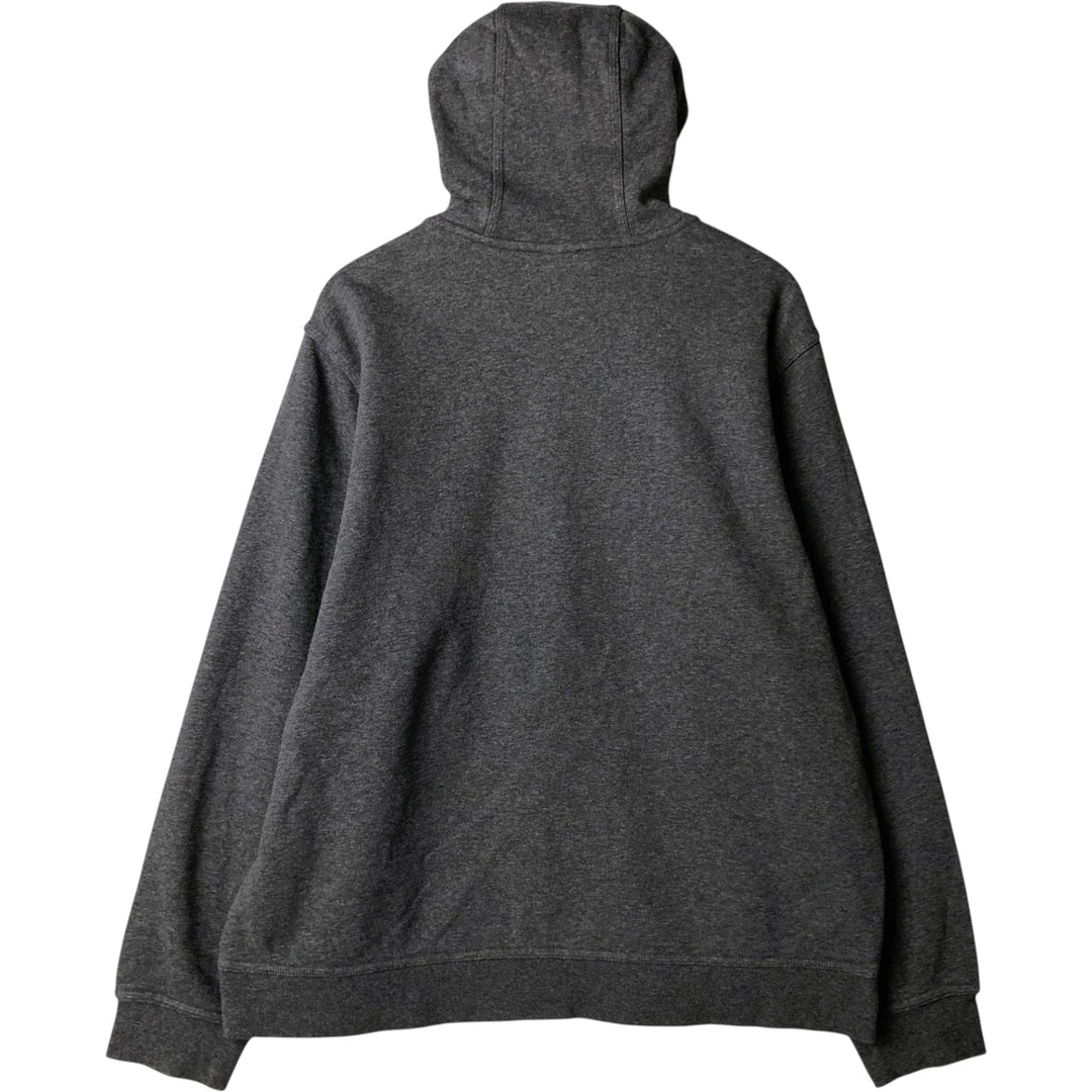 Nike Sweat Full Zip Hoodie Men's XXL cotton Charcoal Vintage Second Hand