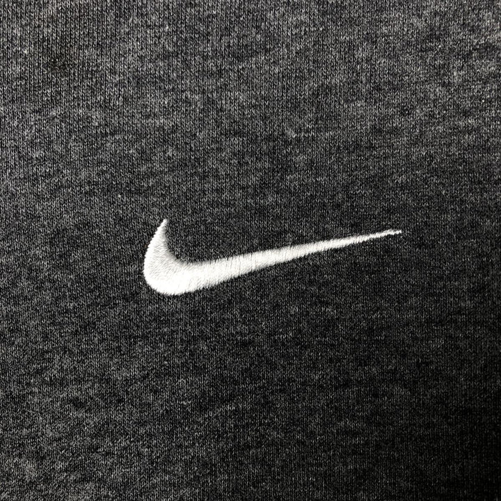 Nike Sweat Full Zip Hoodie Men's XXL cotton Charcoal Vintage Second Hand