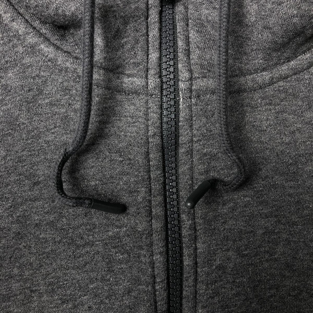 Nike Sweat Full Zip Hoodie Men's XXL cotton Charcoal Vintage Second Hand