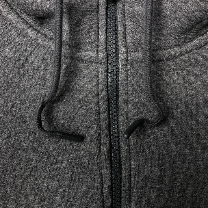 Nike Sweat Full Zip Hoodie Men's XXL cotton Charcoal Vintage Second Hand