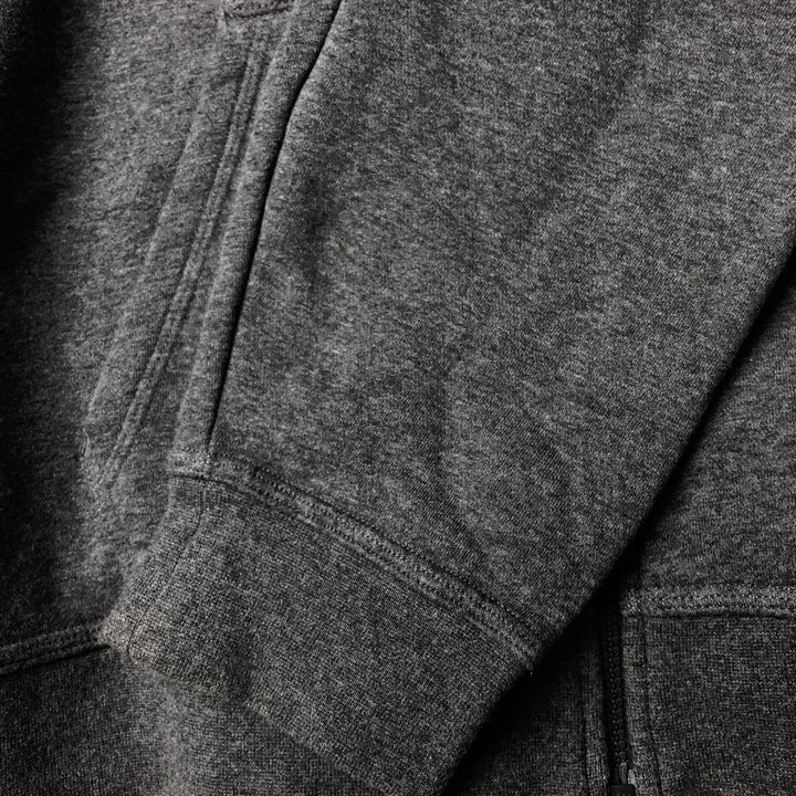 Nike Sweat Full Zip Hoodie Men's XXL cotton Charcoal Vintage Second Hand