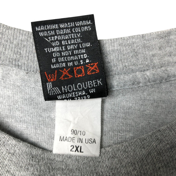 Vintage 90'S Harley-Davidson Eagle Motorcycle T-Shirt, Made in USA, Men's XXL cotton gray type Vintage Second Hand