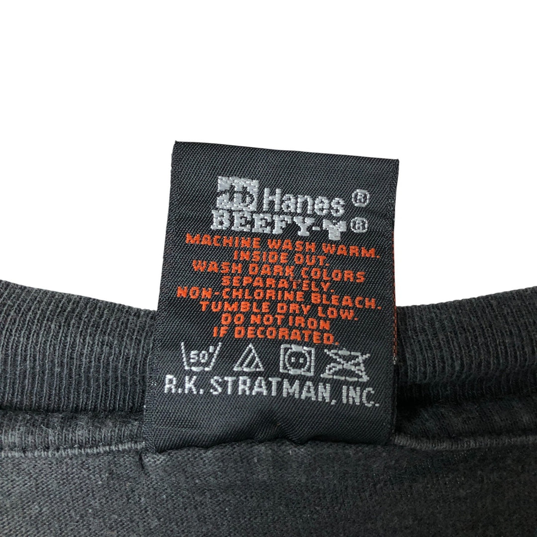 90'S Harley-Davidson Motorcycle Bike T-shirt Made in USA Men's XL Vintage cotton black type Vintage Second Hand