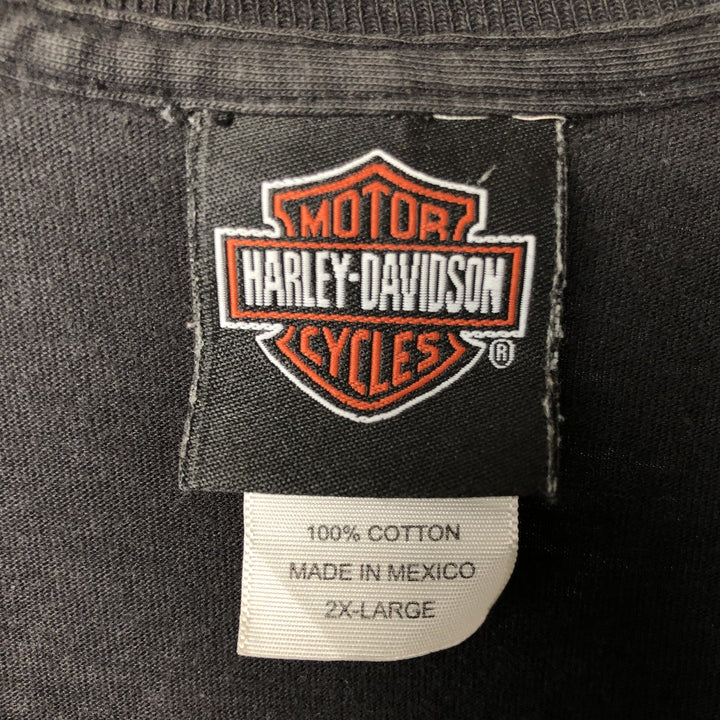 Harley-Davidson Motorcycle Bike T-shirt, Men's XXL cotton black type Vintage Second Hand