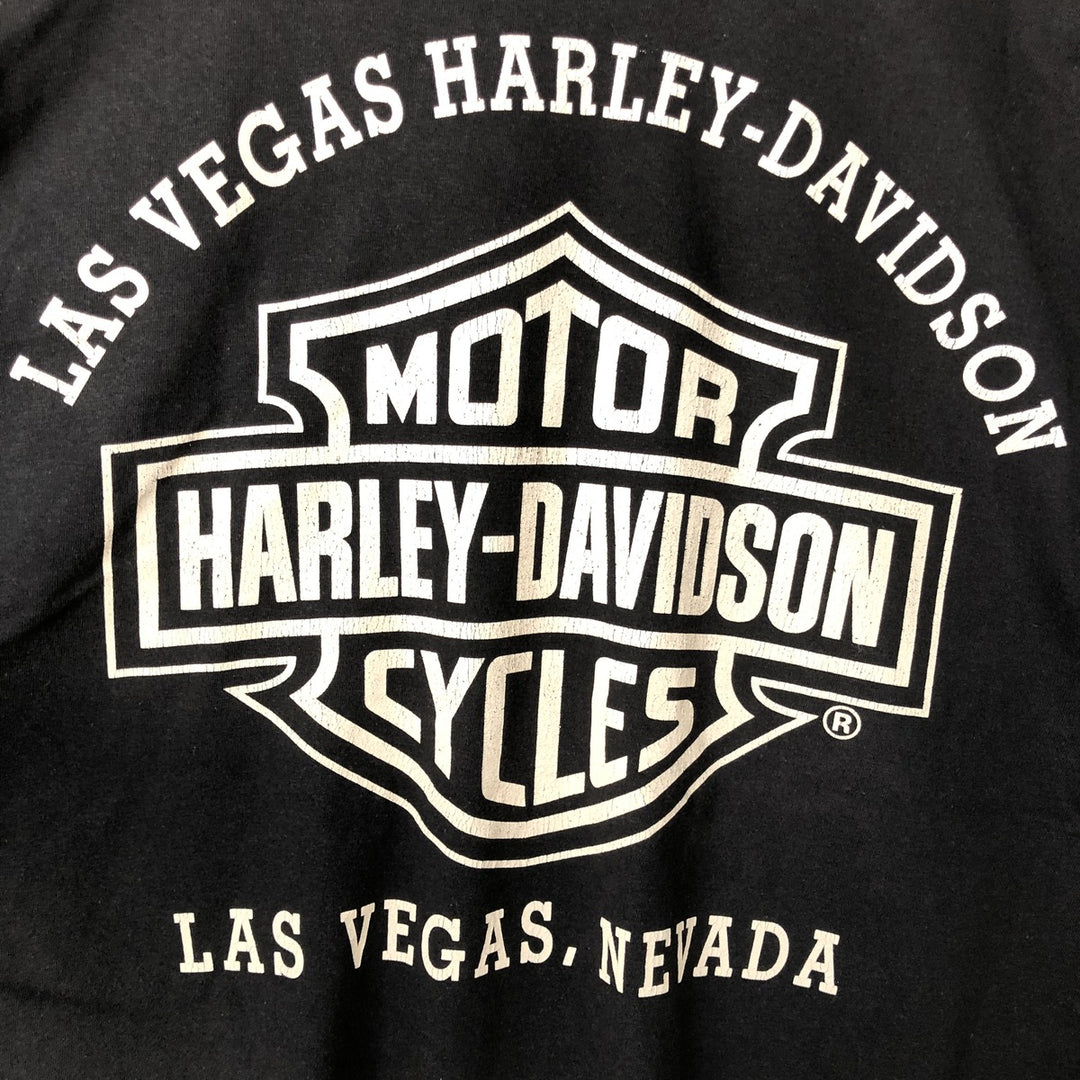 Harley-Davidson Motorcycle Bike T-shirt, Men's XXL cotton black type Vintage Second Hand