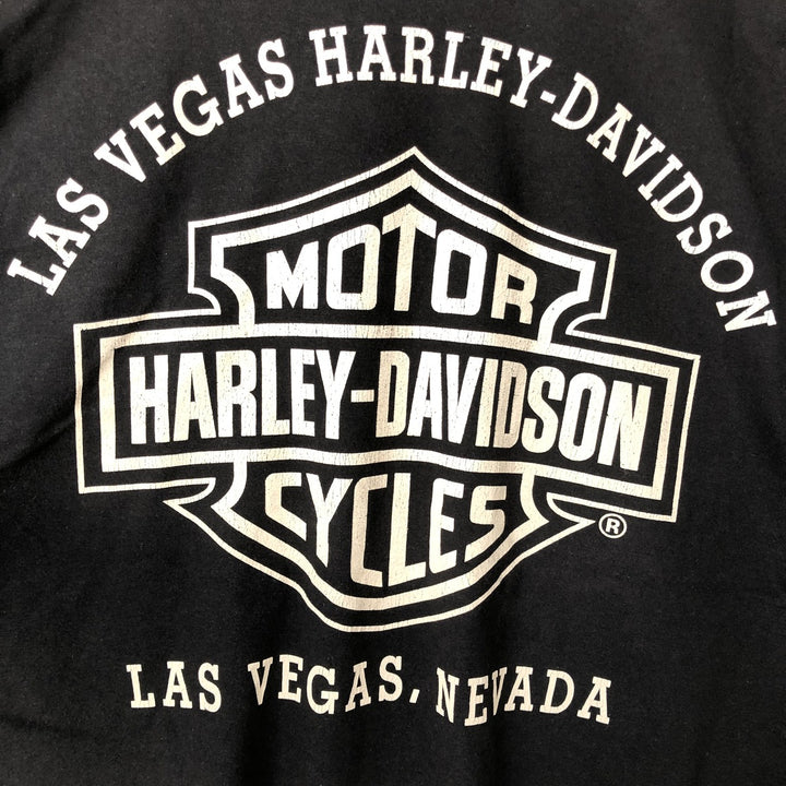 Harley-Davidson Motorcycle Bike T-shirt, Men's XXL cotton black type Vintage Second Hand