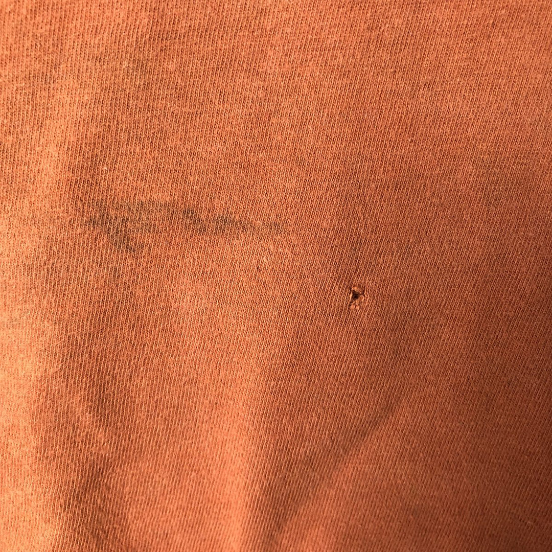 Harley-Davidson Motorcycle Bike T-shirt, Men's Medium cotton orange type Vintage Second Hand