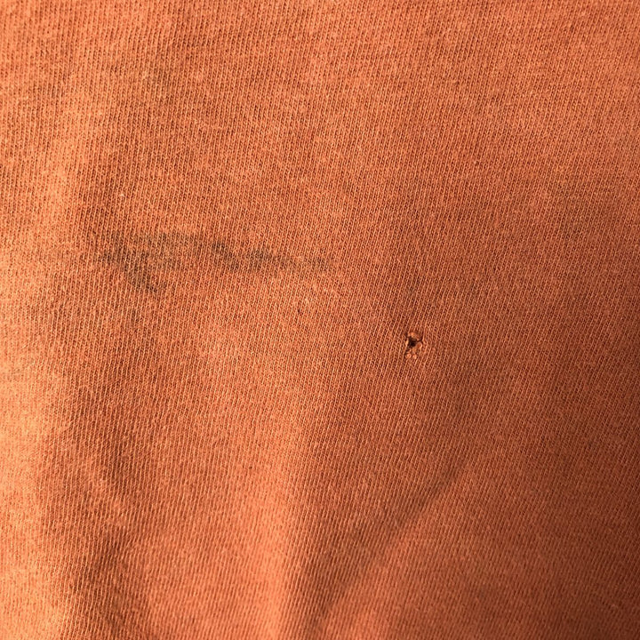 Harley-Davidson Motorcycle Bike T-shirt, Men's Medium cotton orange type Vintage Second Hand