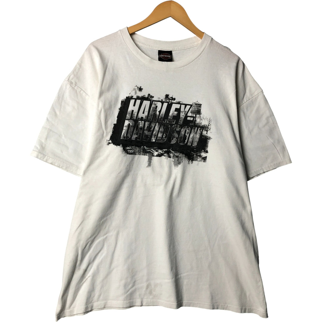 Harley-Davidson Motorcycle Bike T-shirt, Men's XXL cotton white type Vintage Second Hand