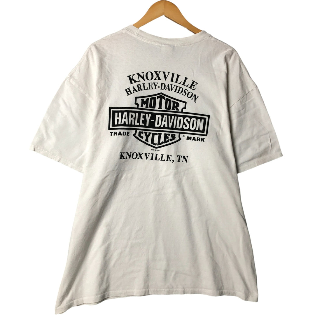 Harley-Davidson Motorcycle Bike T-shirt, Men's XXL cotton white type Vintage Second Hand