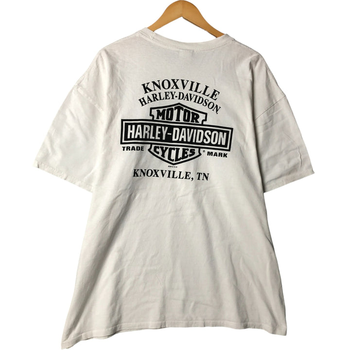 Harley-Davidson Motorcycle Bike T-shirt, Men's XXL cotton white type Vintage Second Hand