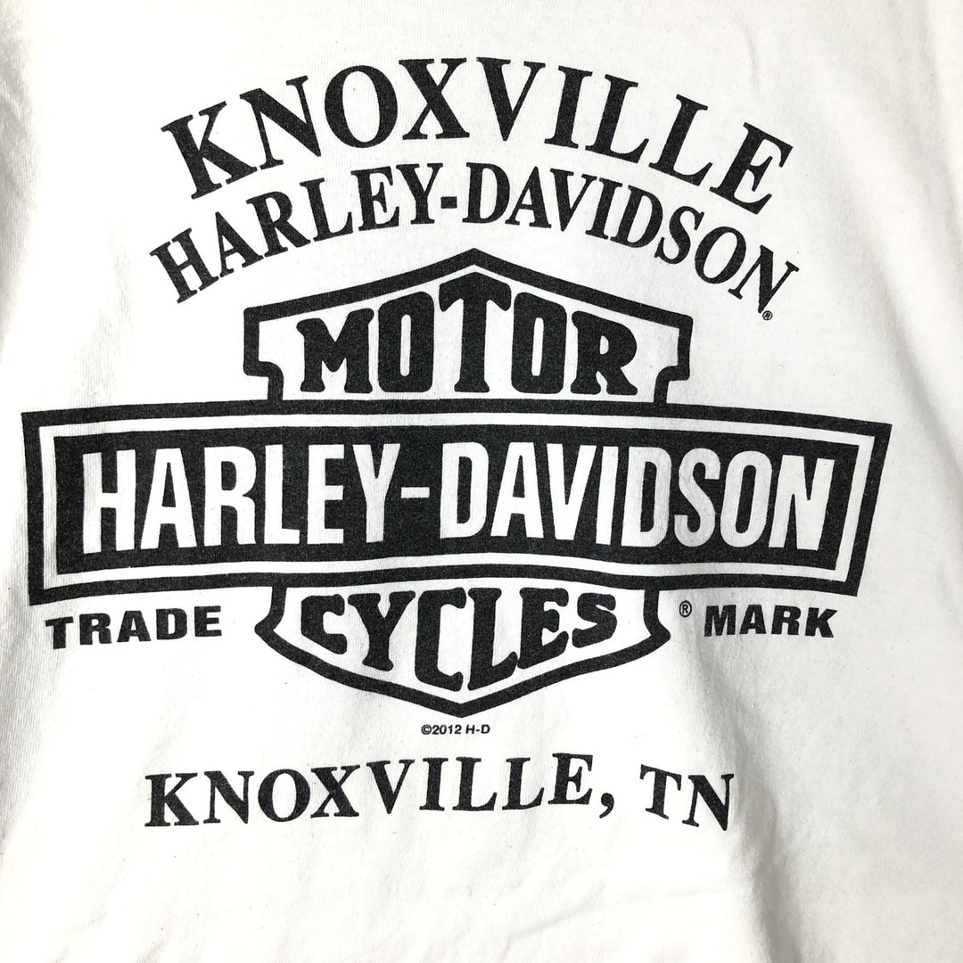 Harley-Davidson Motorcycle Bike T-shirt, Men's XXL cotton white type Vintage Second Hand