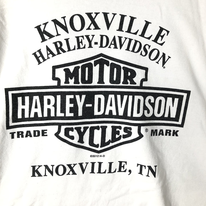 Harley-Davidson Motorcycle Bike T-shirt, Men's XXL cotton white type Vintage Second Hand