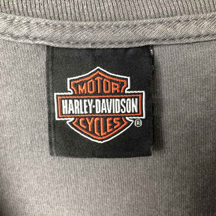 Harley-Davidson Motorcycle Bike T-shirt, Men's XL size unclear Charcoal Vintage Second Hand