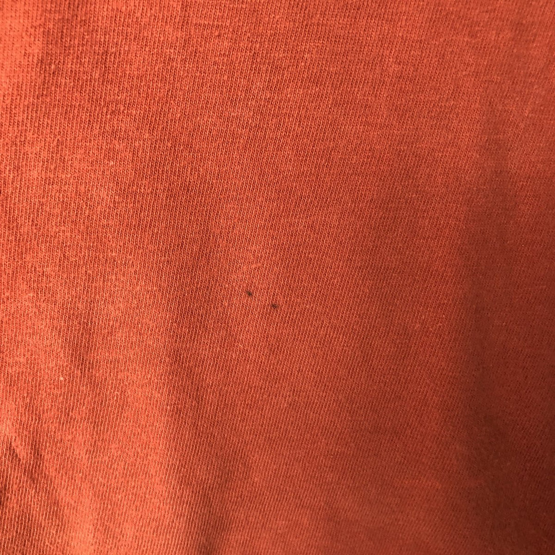 Harley-Davidson Motorcycle Bike T-shirt Made in USA Men's M size cotton orange type Vintage Second Hand