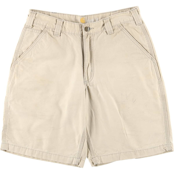 Carhartt Relaxed Fit Work Shorts, Men's Size W32 cotton Beige type Vintage Second Hand