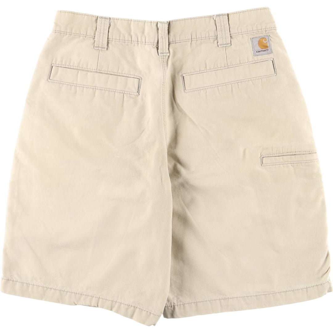 Carhartt Relaxed Fit Work Shorts, Men's Size W32 cotton Beige type Vintage Second Hand