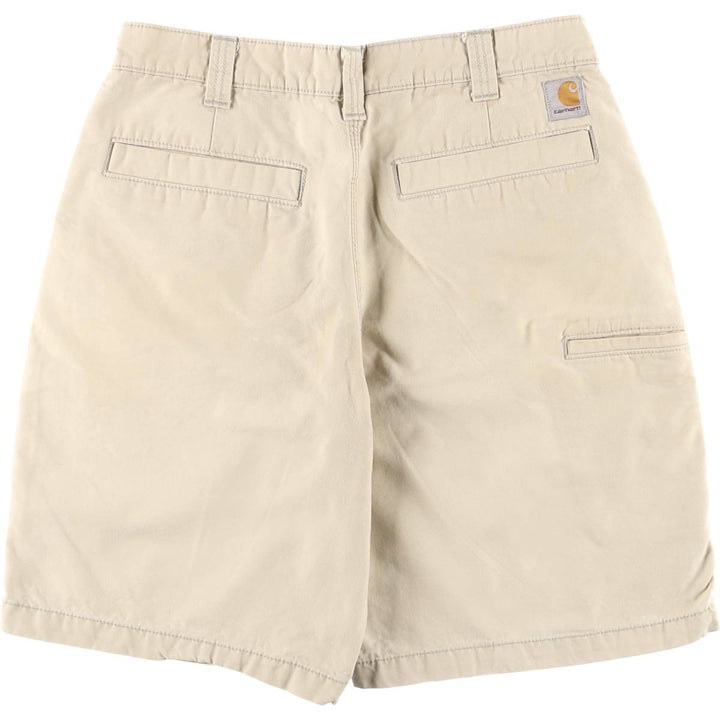 Carhartt Relaxed Fit Work Shorts, Men's Size W32 cotton Beige type Vintage Second Hand