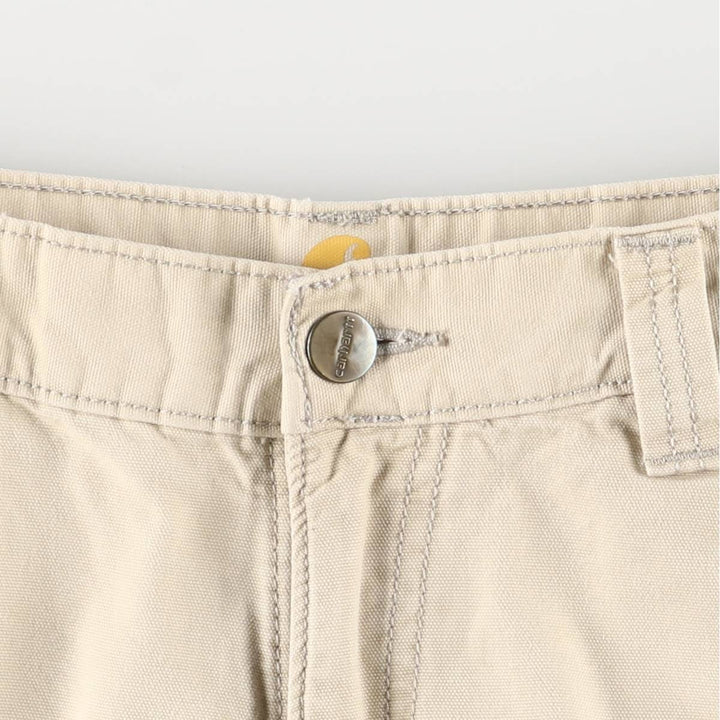 Carhartt Relaxed Fit Work Shorts, Men's Size W32 cotton Beige type Vintage Second Hand