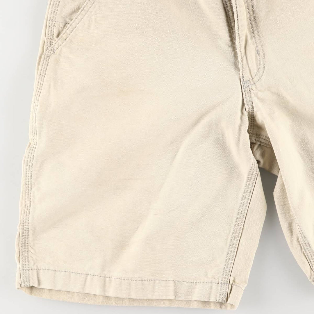 Carhartt Relaxed Fit Work Shorts, Men's Size W32 cotton Beige type Vintage Second Hand