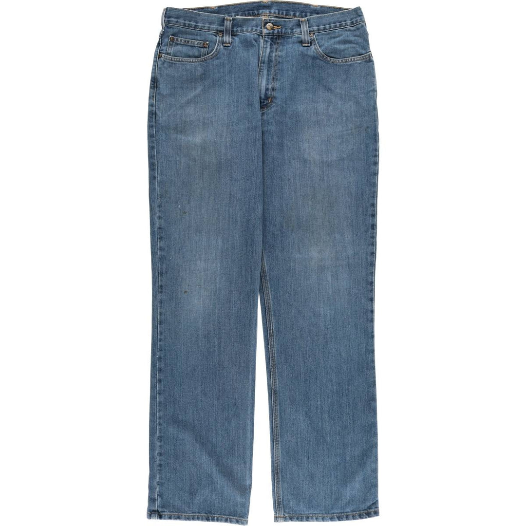 Carhartt Tapered Denim Pants for Men, W36 cotton blue type Vintage Second Hand