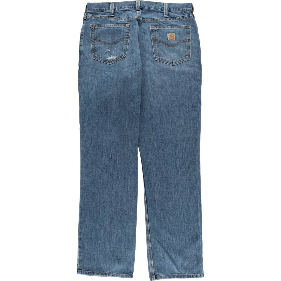 Carhartt Tapered Denim Pants for Men, W36 cotton blue type Vintage Second Hand