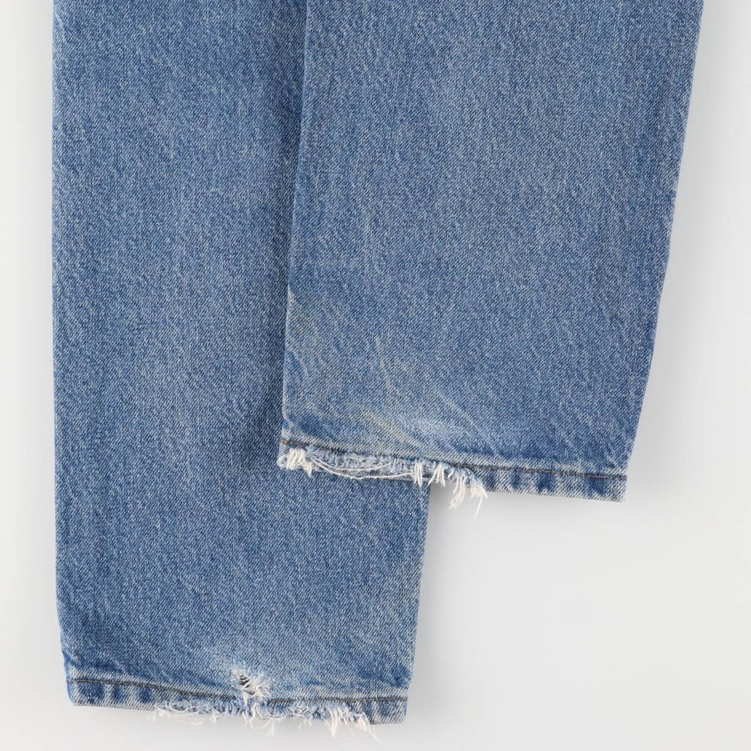 Carhartt Tapered Denim Pants for Men, W32 equivalent unclear blue type Vintage Second Hand