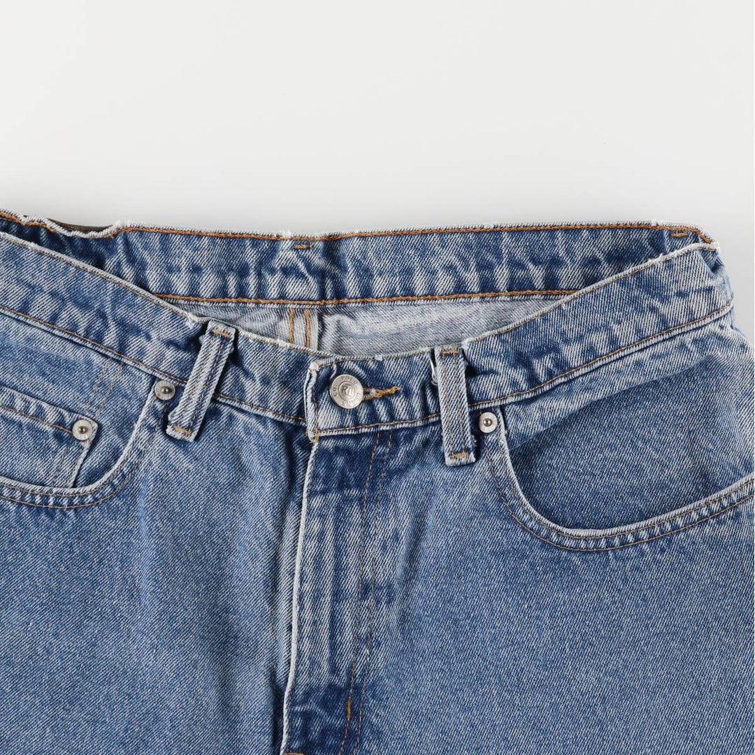 Ralph Lauren Polo Jeans Company Men's Loose Tapered Denim Pants, Size W31 cotton blue type Vintage Second Hand