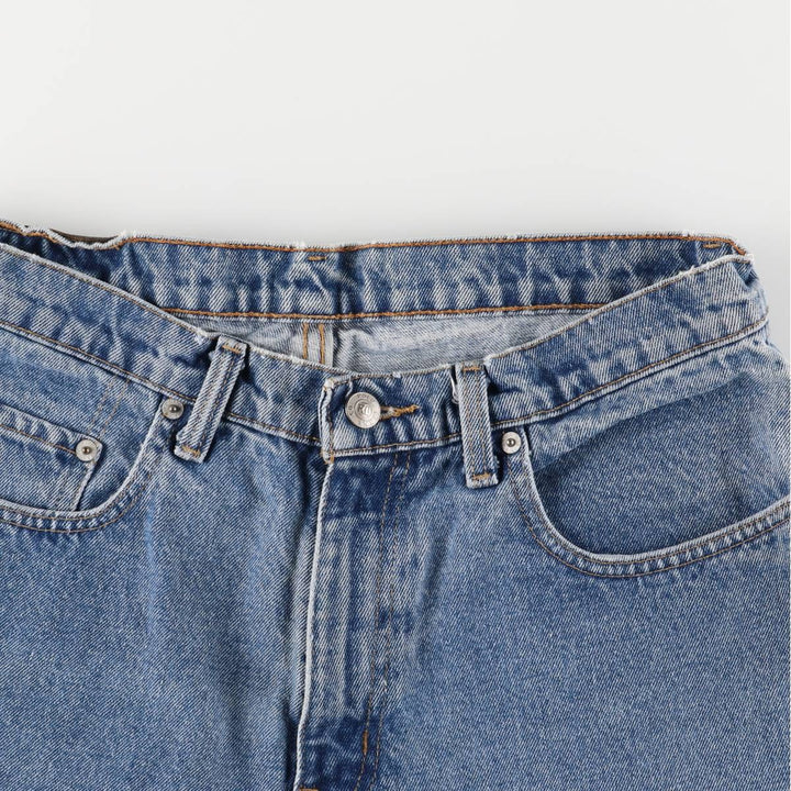 Ralph Lauren Polo Jeans Company Men's Loose Tapered Denim Pants, Size W31 cotton blue type Vintage Second Hand