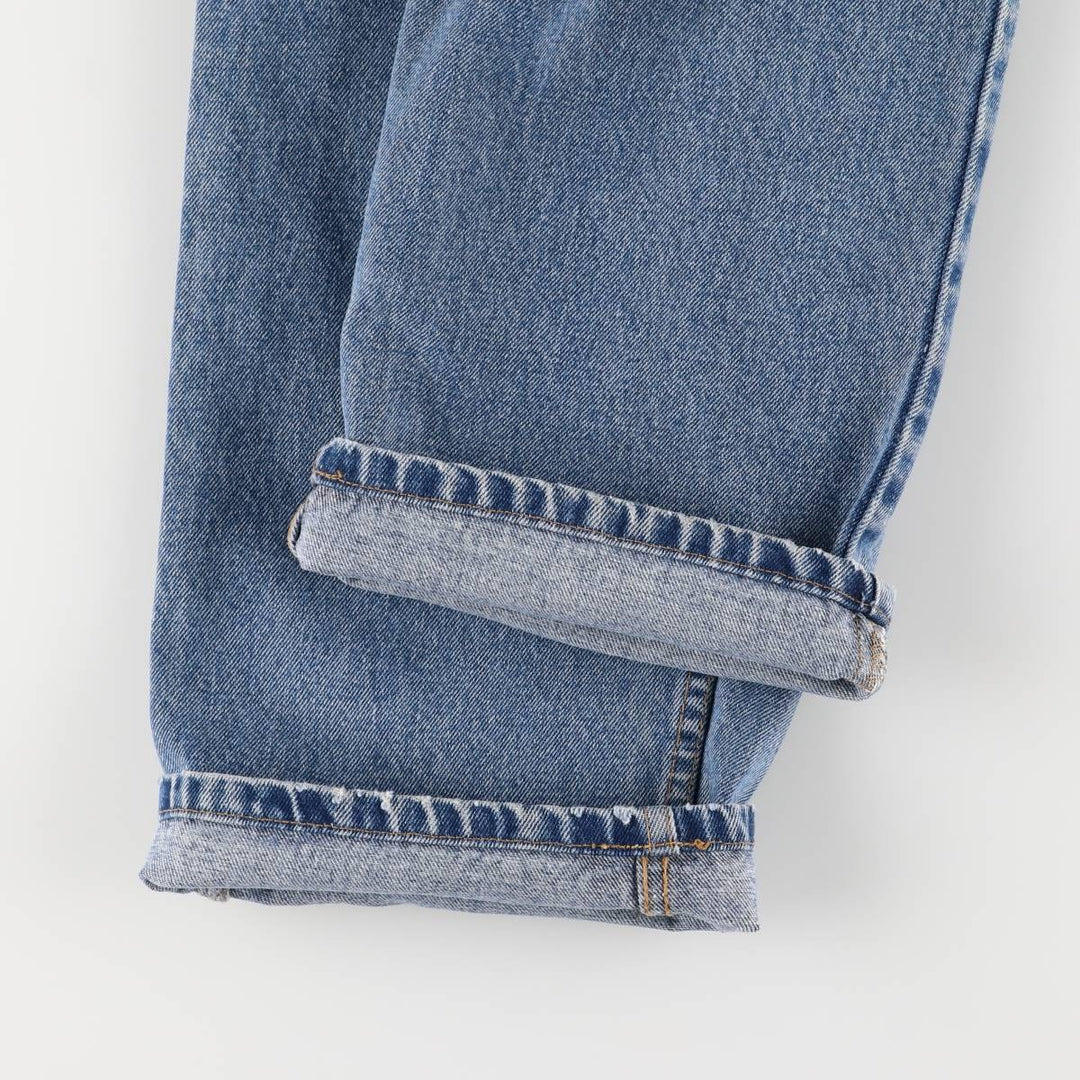 Ralph Lauren Polo Jeans Company Men's Loose Tapered Denim Pants, Size W31 cotton blue type Vintage Second Hand