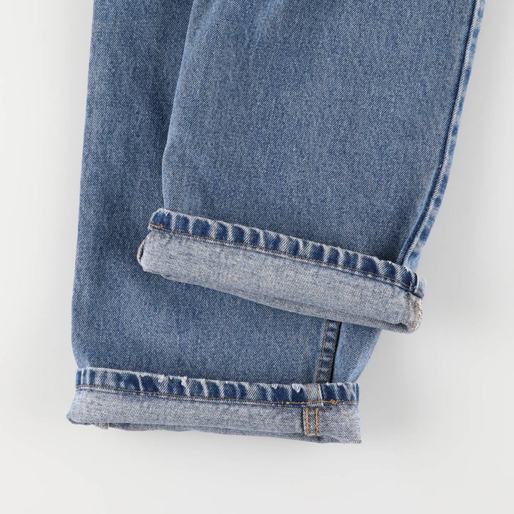 Ralph Lauren Polo Jeans Company Men's Loose Tapered Denim Pants, Size W31 cotton blue type Vintage Second Hand