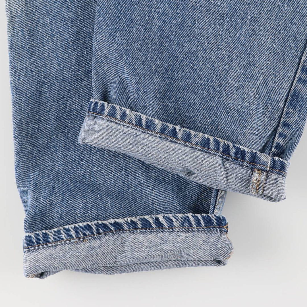 Ralph Lauren Polo Jeans Company Men's Loose Tapered Denim Pants, Size W31 cotton blue type Vintage Second Hand