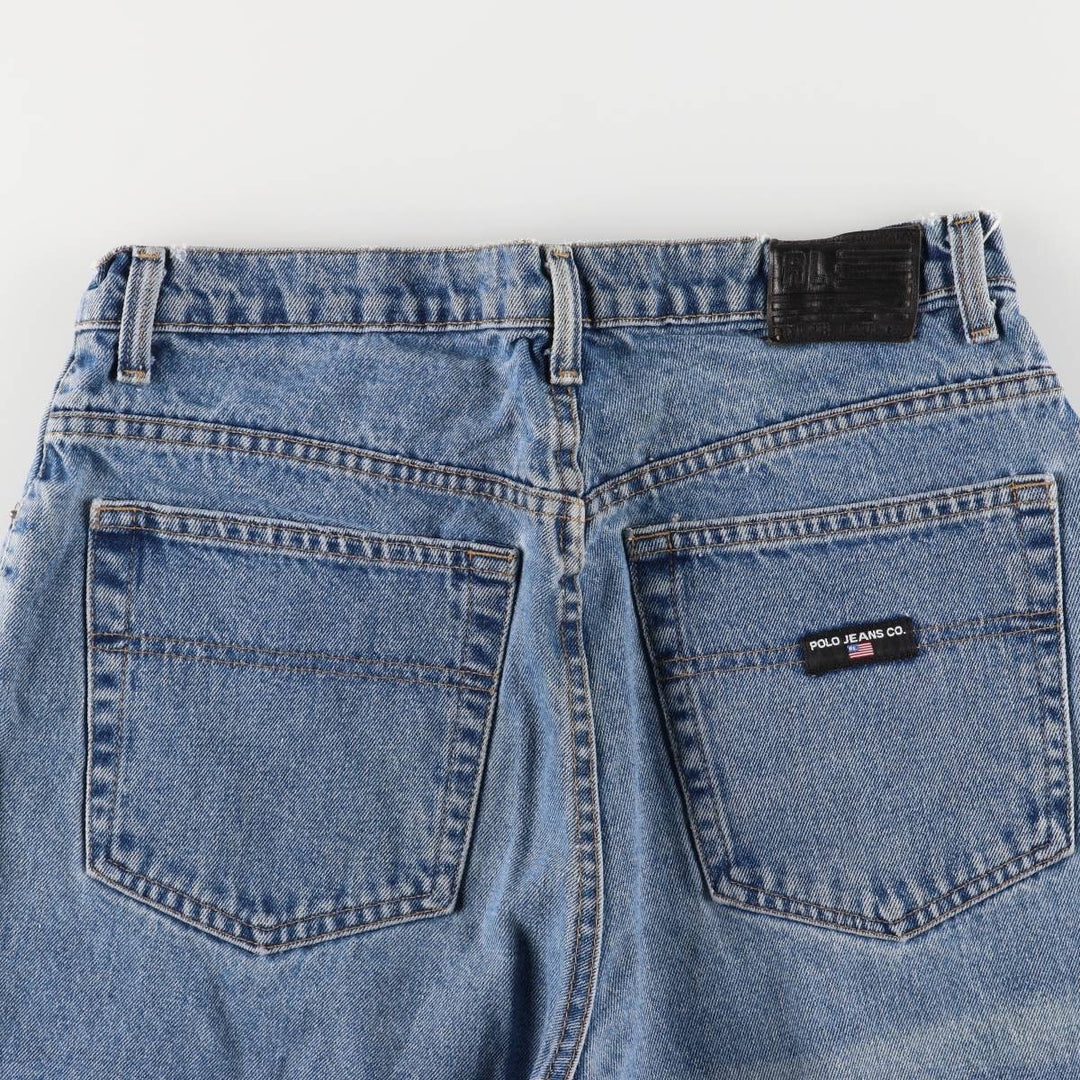 Ralph Lauren Polo Jeans Company Men's Loose Tapered Denim Pants, Size W31 cotton blue type Vintage Second Hand