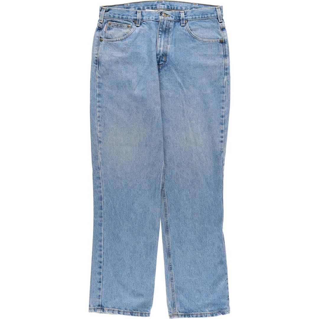 Carhartt Traditional FIT Straight Denim Pants for Men, W35 equivalent cotton blue type Vintage Second Hand