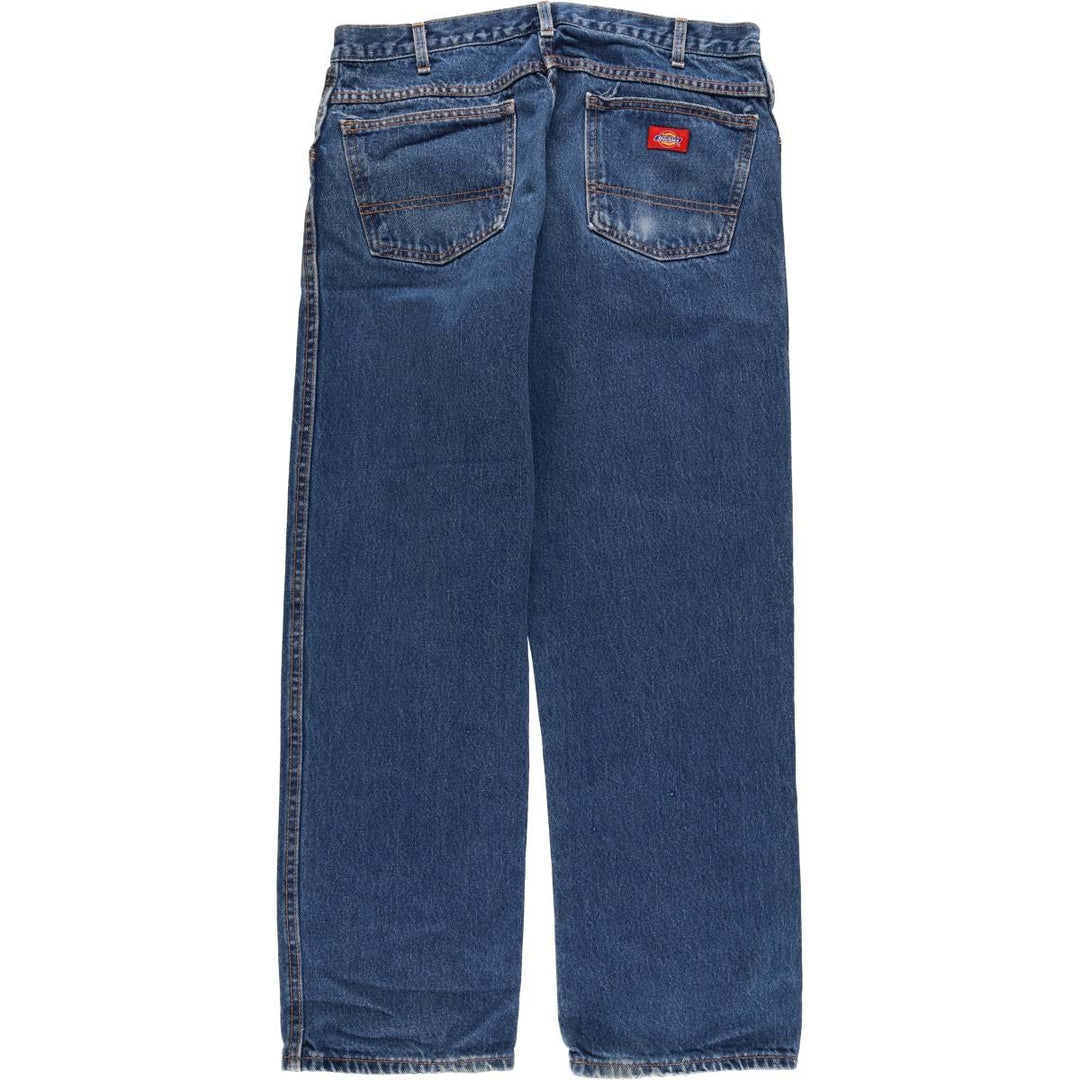 Dickies Regular Fit Straight Denim Pants, Men's, Size W35 cotton blue type Vintage Second Hand
