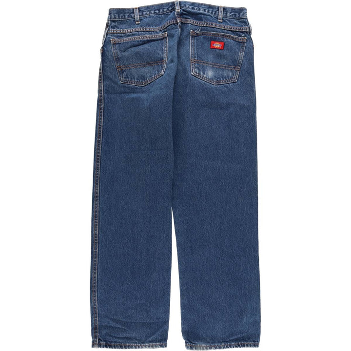 Dickies Regular Fit Straight Denim Pants, Men's, Size W35 cotton blue type Vintage Second Hand
