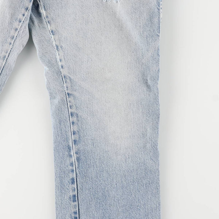 Dickies tapered denim pants for men, equivalent to W33 unclear blue type Vintage Second Hand