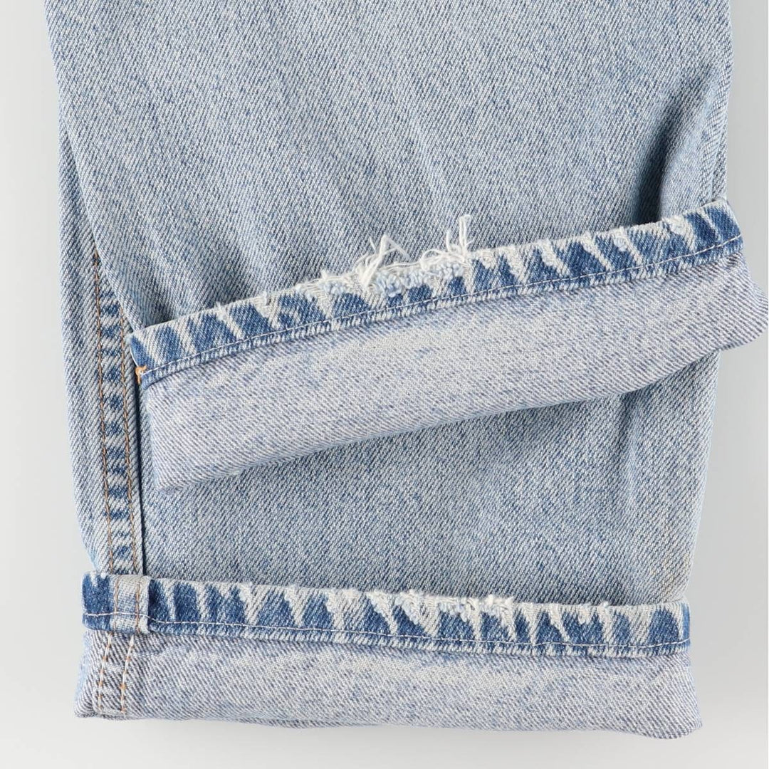 Dickies tapered denim pants for men, equivalent to W33 unclear blue type Vintage Second Hand