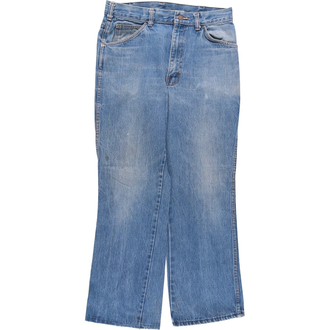 Vintage 1980'S Dickies straight-leg denim pants, men's size W32 cotton blue type Vintage Second Hand