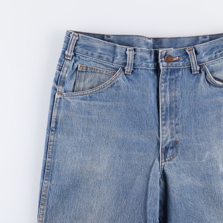 Vintage 1980'S Dickies straight-leg denim pants, men's size W32 cotton blue type Vintage Second Hand
