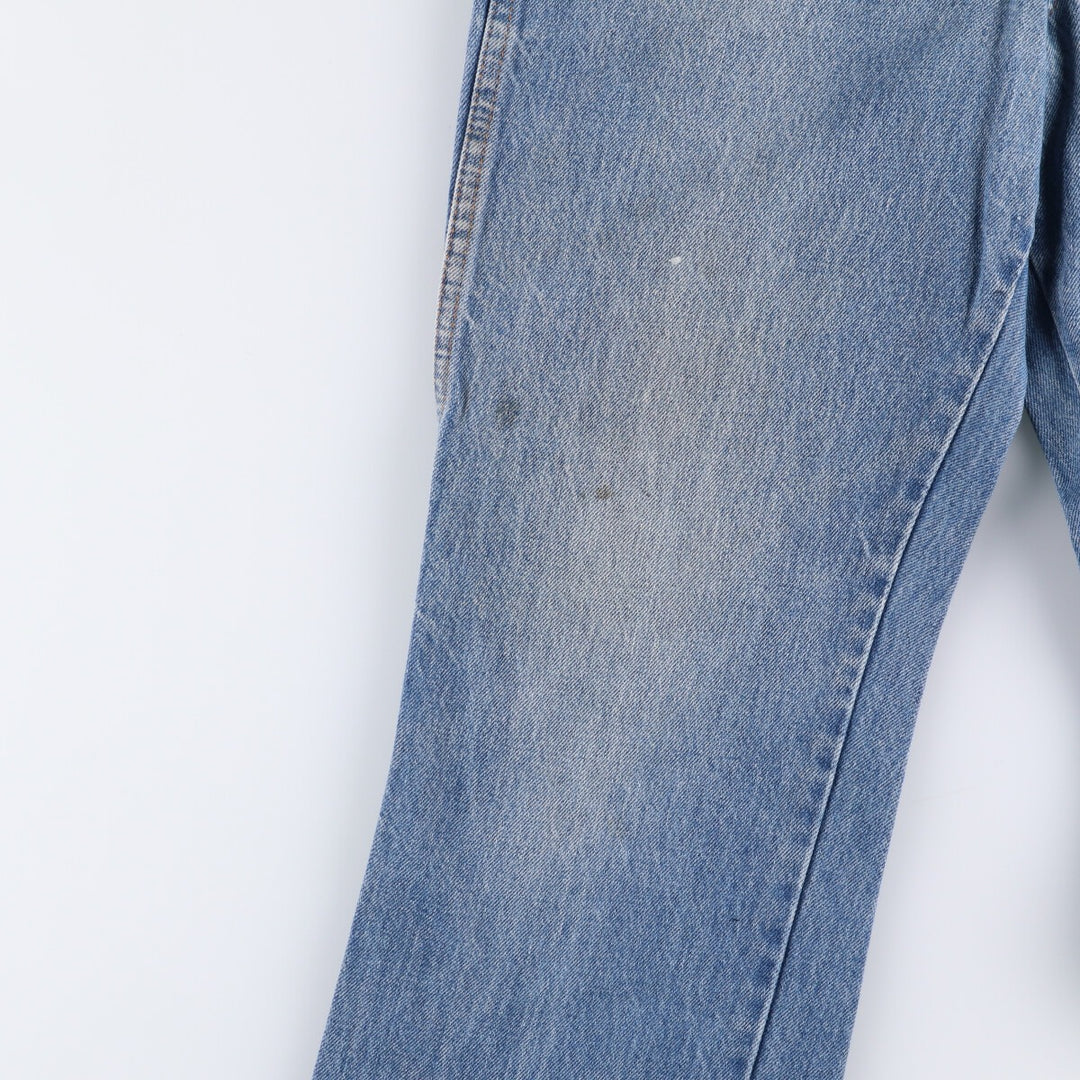 Vintage 1980'S Dickies straight-leg denim pants, men's size W32 cotton blue type Vintage Second Hand